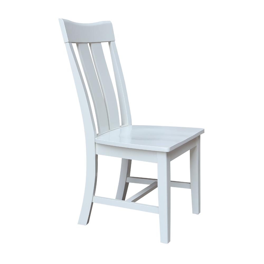 Ava Dining Chairs - Set of 2 in White. Picture 5
