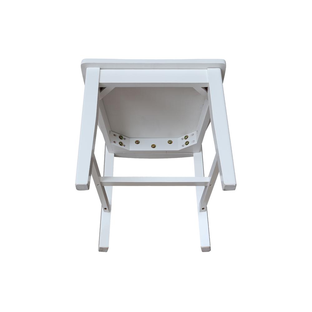 Ava Dining Chairs - Set of 2 in White. Picture 10