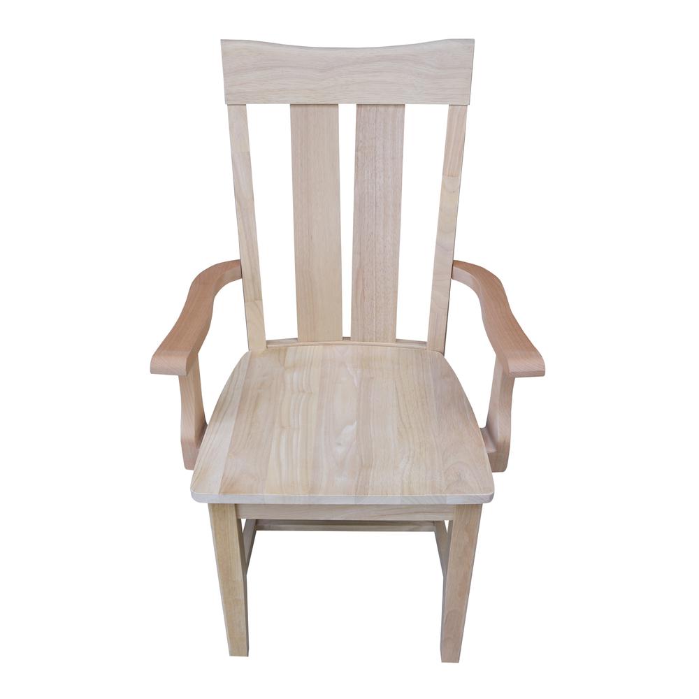 Ava Arm Chair in Unfinished. Picture 8