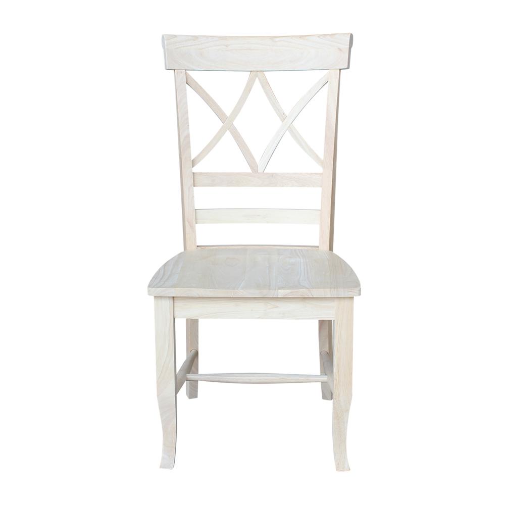 Set of Two Lacy Dining Chairs, Unfinished. Picture 4