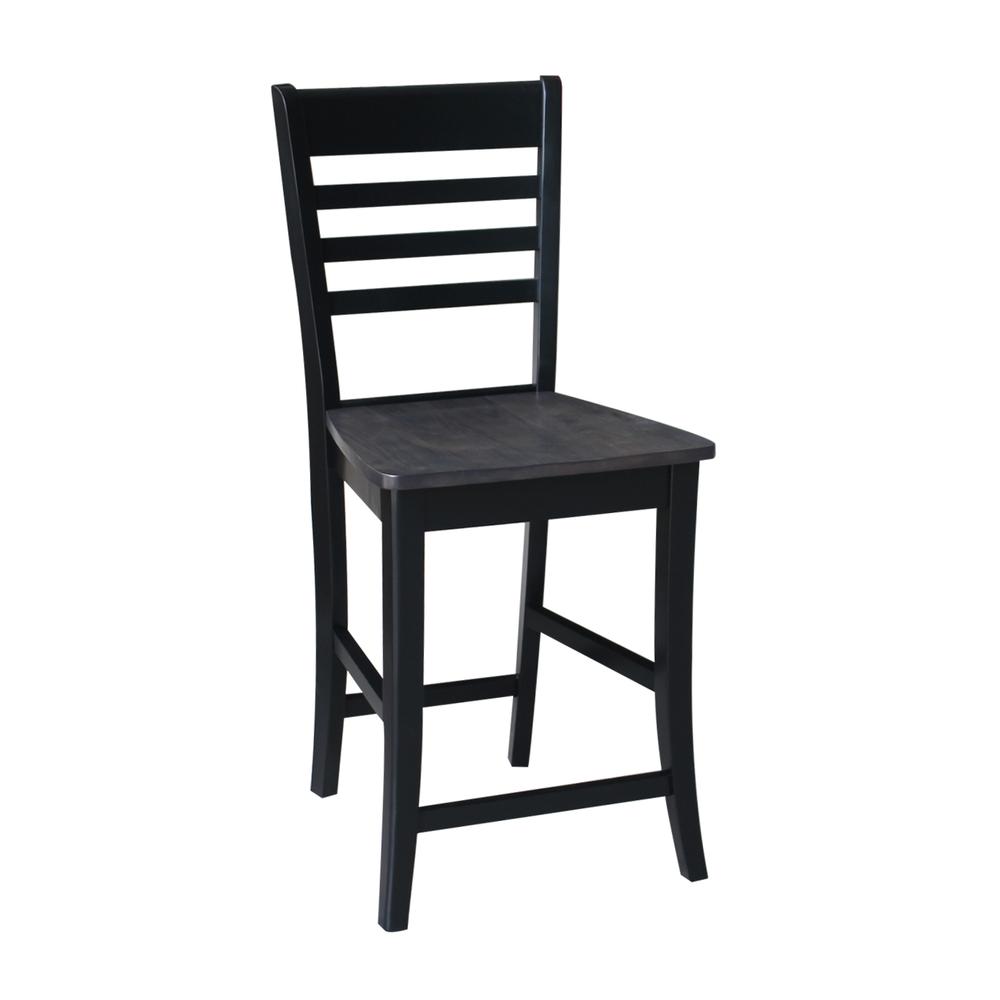 Cosmo Counter height Stool - 24" Seat Height , Coal. Picture 2