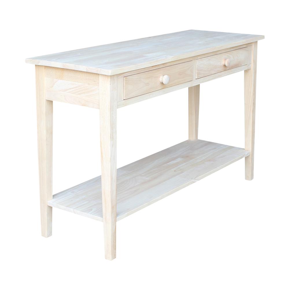 Spencer Console - Server Table - Standard Length, Unfinished. Picture 4