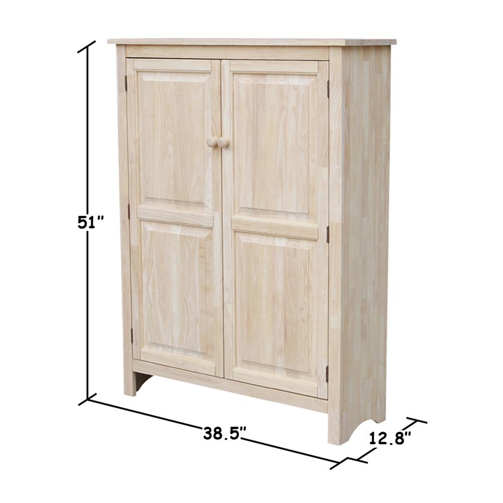 Double Jelly Cupboard - 51"H, Unfinished. Picture 3