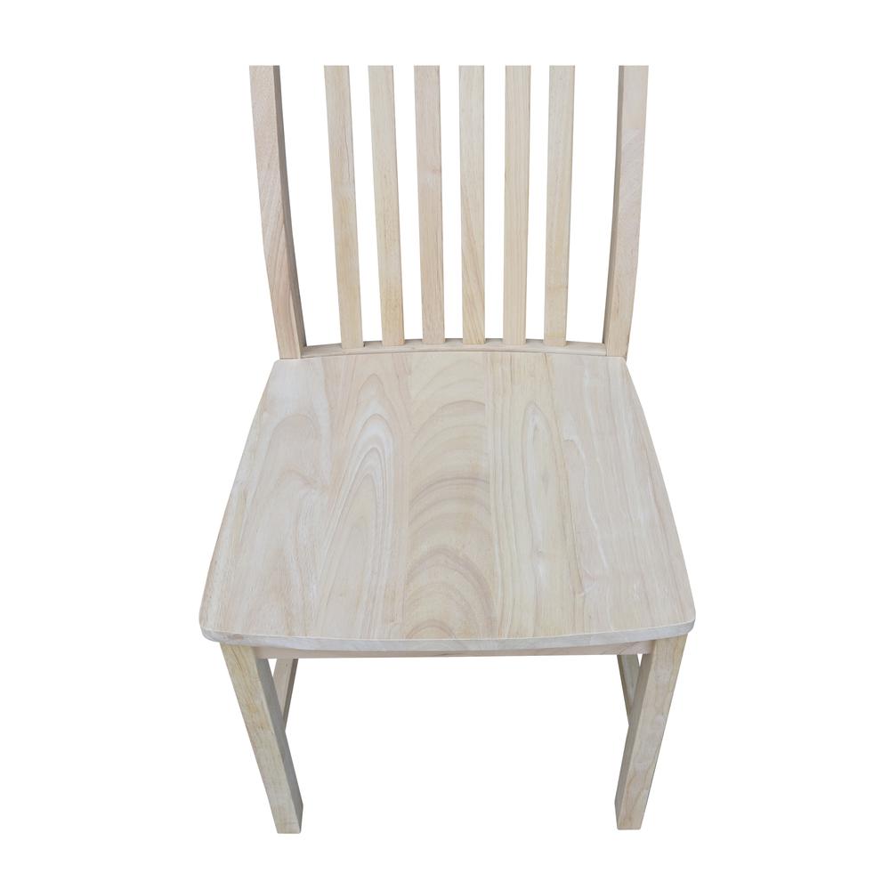 Set of Two Steambent Mission Chairs, Unfinished. Picture 2