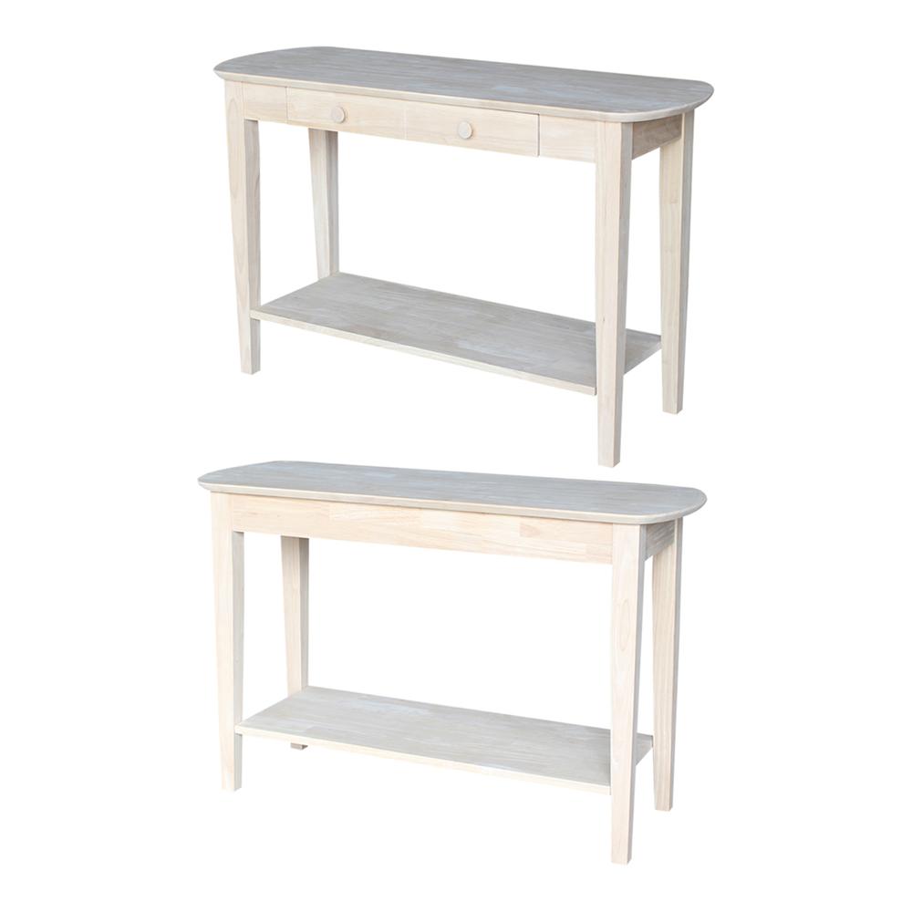 Philips Oval Sofa Table , Unfinished. Picture 8
