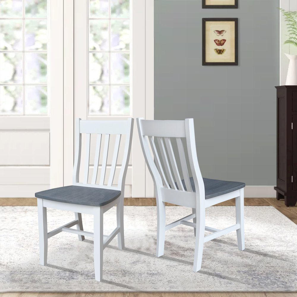 Set of Two Cafe Dining Chairs. Picture 10