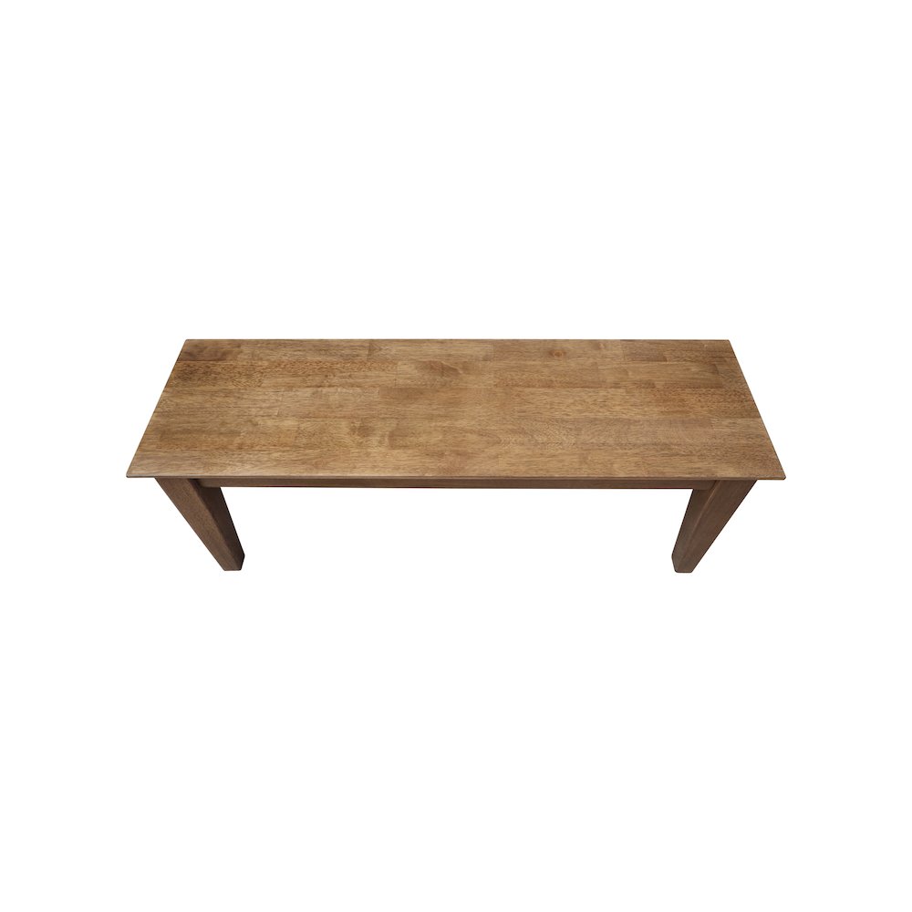 Solid Wood Shaker Style Accent Bench. Picture 5