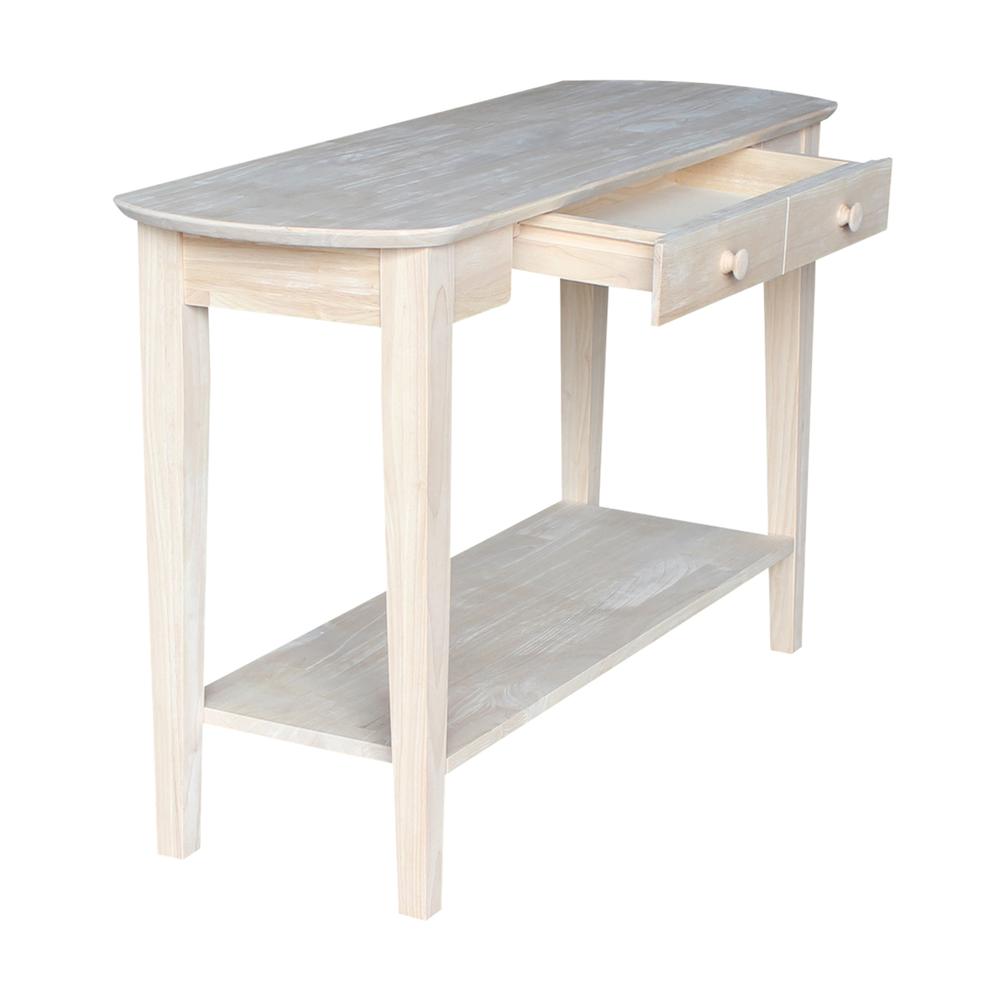 Philips Oval Sofa Table , Unfinished. Picture 5