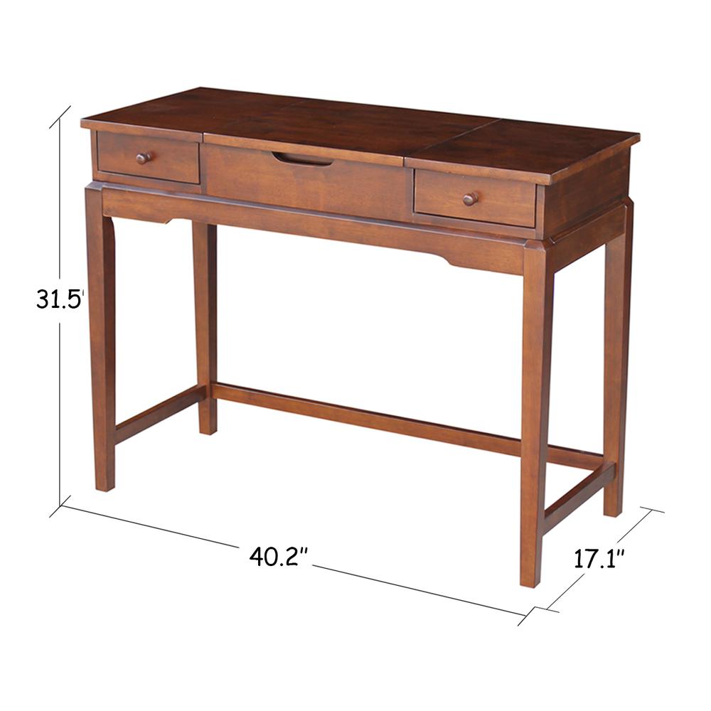 Vanity Table, Espresso. Picture 3