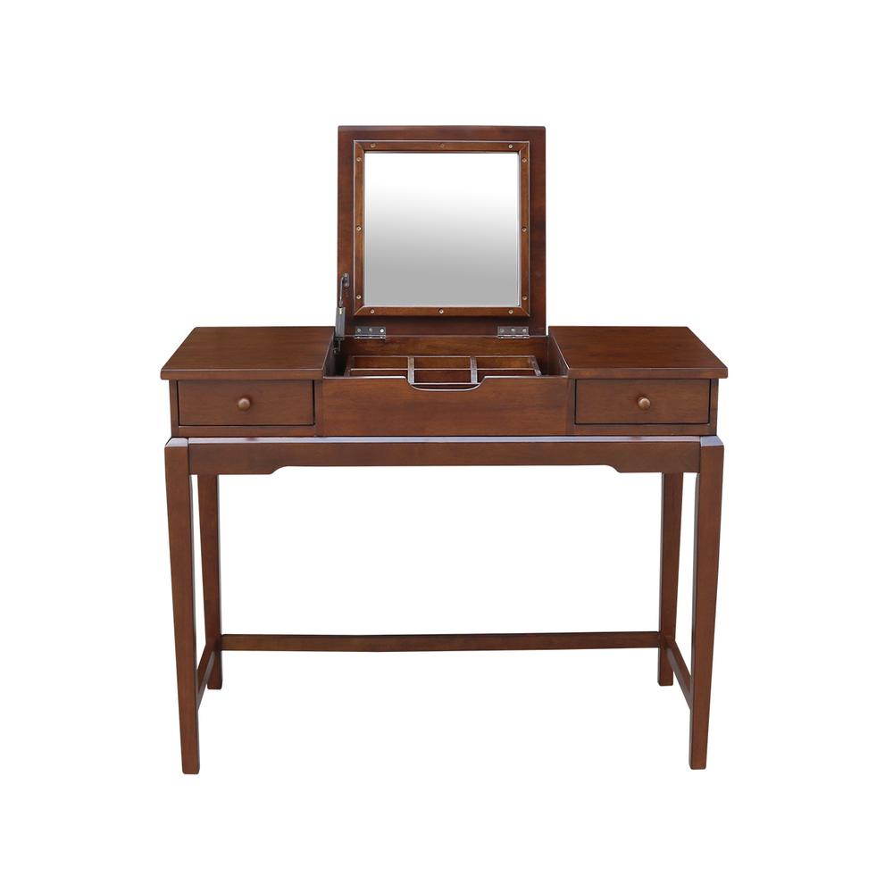 Vanity Table, Espresso. Picture 5