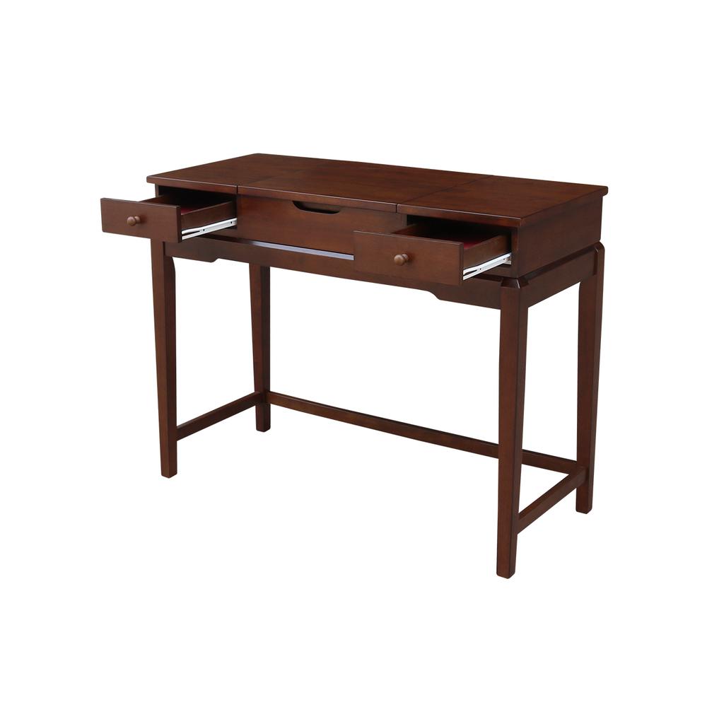 Vanity Table, Espresso. Picture 7
