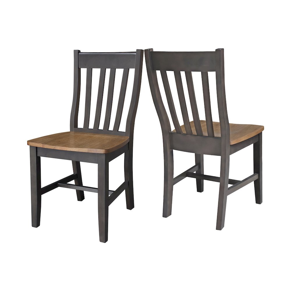 Set of Two Cafe Dining Chairs. Picture 1