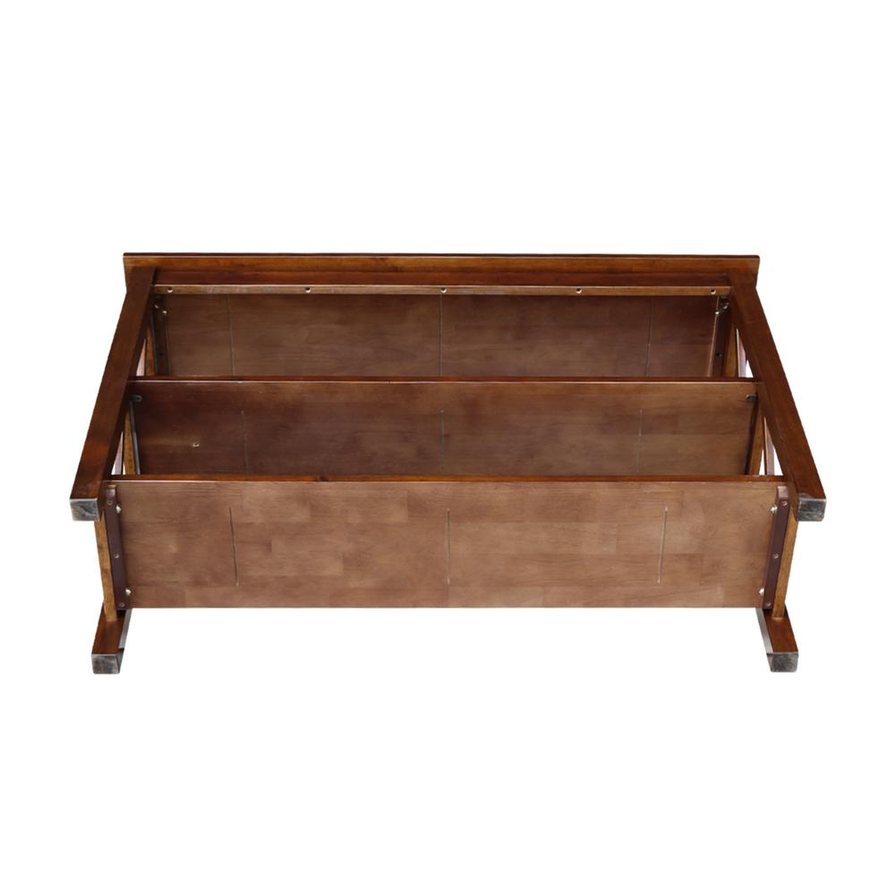 Hampton Console  Table, Espresso. Picture 3