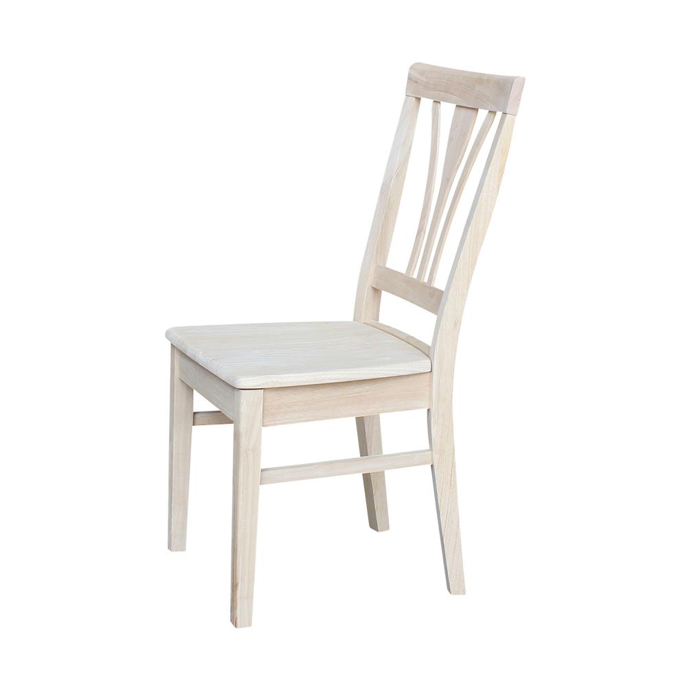 Set of Two Fanback Chair s, Unfinished. Picture 4