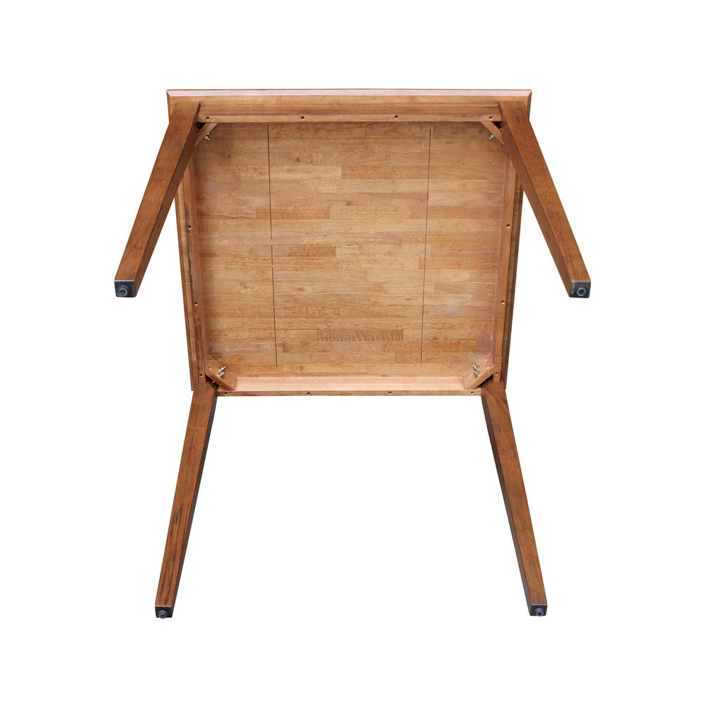 36 x 36 in. Counter Height Dining Table with Shaker Styled Legs. Picture 4
