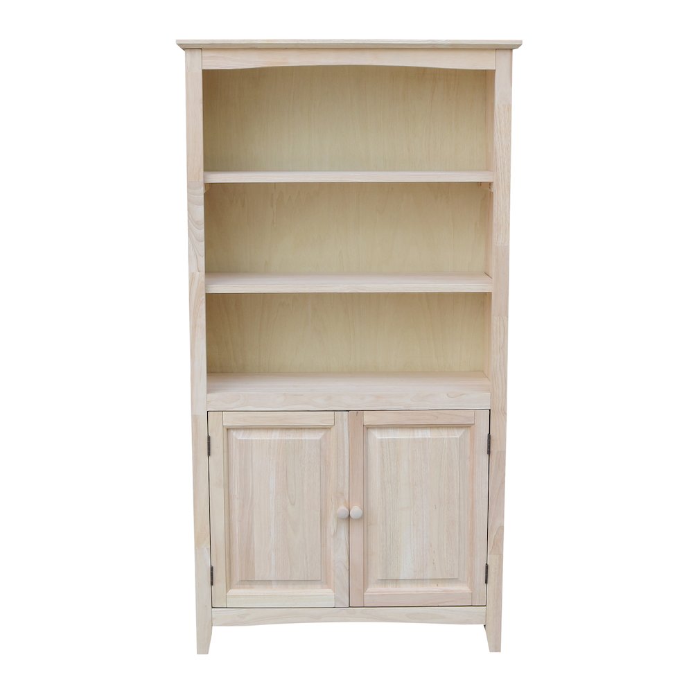 Solid Wood Shaker Bookcase - 60"H. Picture 1
