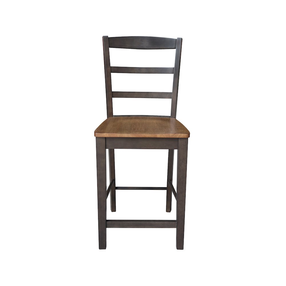 Solid Wood Madrid Counter Height Dining Stool - 24" Seat Height. Picture 3