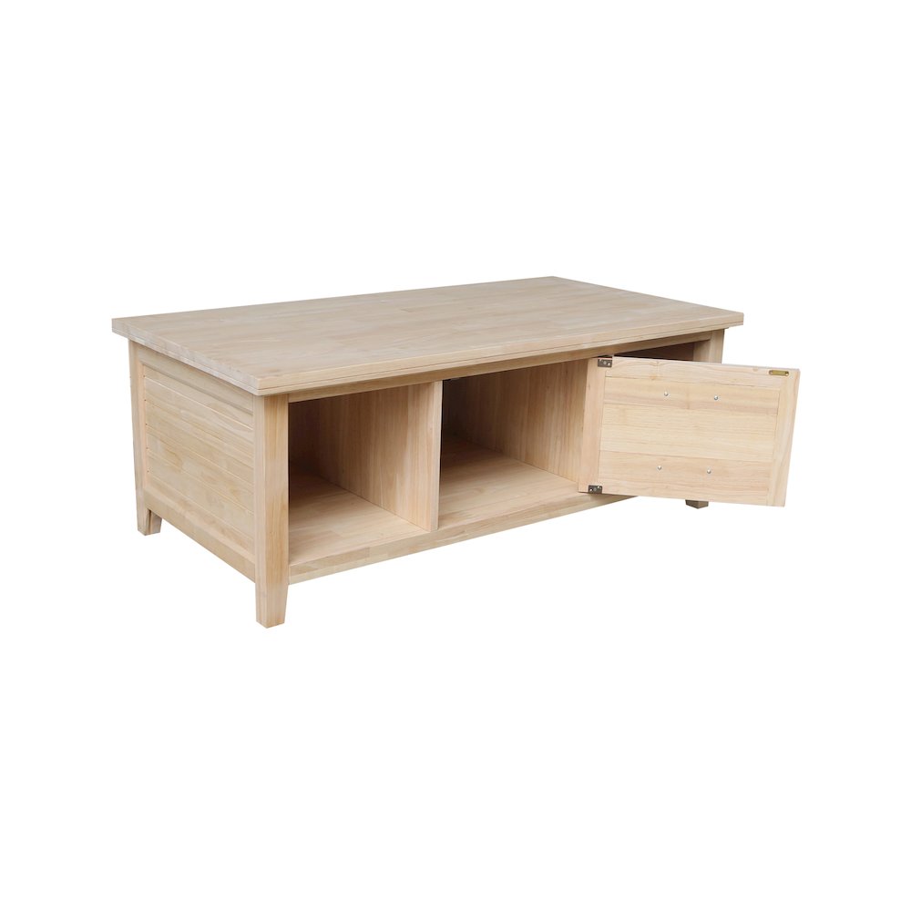 Sanibel Solid Wood Coffee Table. Picture 4