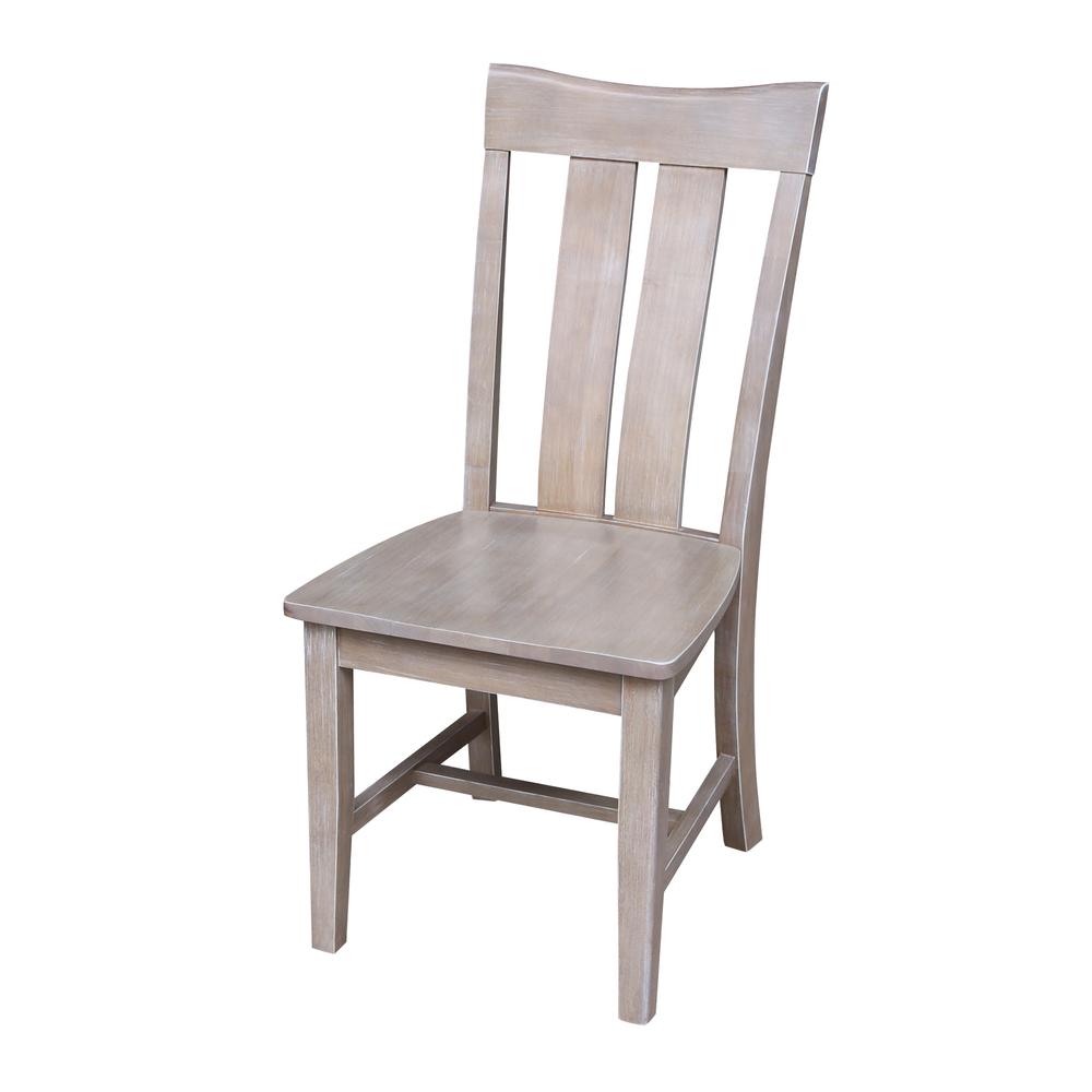 Set of Two Ava Chairs, Washed Gray Taupe. Picture 3