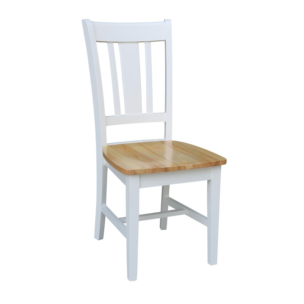 42" Dual Drop Leaf Table with 2 San Remo Splatback chairs - 3 Piece Dining Set. Picture 1