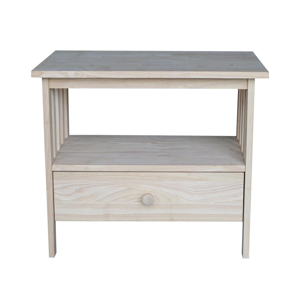 Mission Entertainment / TV Stand - 28", Unfinished. Picture 7