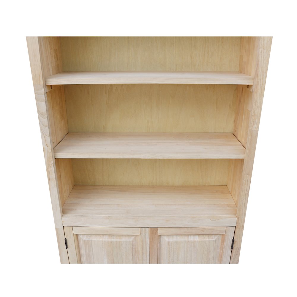Solid Wood Shaker Bookcase - 60"H. Picture 7