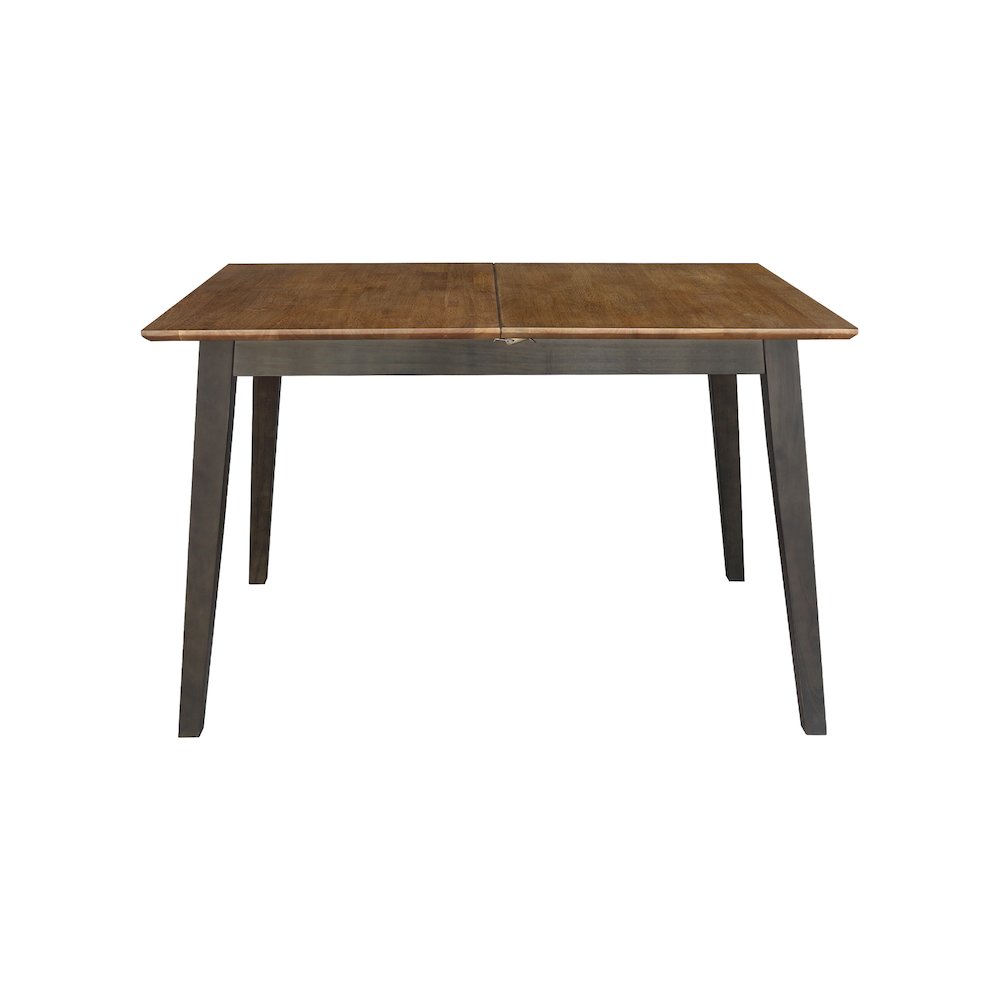 60" Butterfly Extension Dining Table, Modern Industrial Dining Table. Picture 5