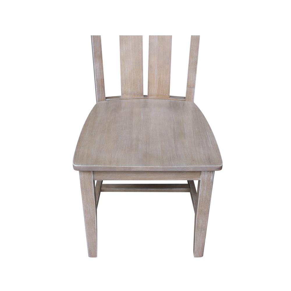 Set of Two Ava Chairs, Washed Gray Taupe. Picture 7