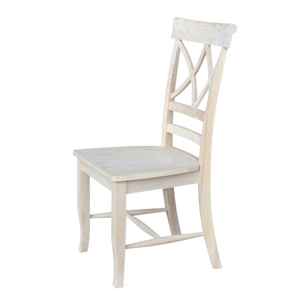 Set of Two Lacy Dining Chairs, Unfinished. Picture 3