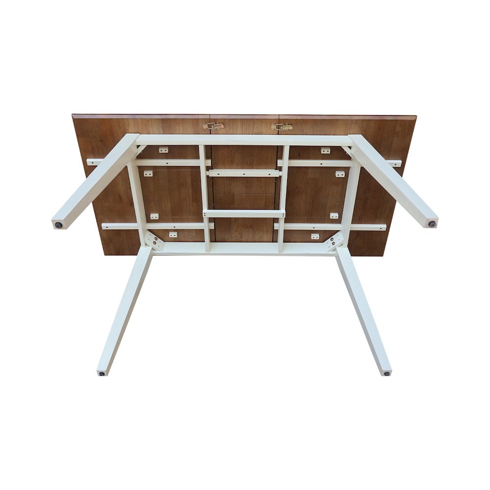 60" Butterfly Extension Dining Table, Coastal Farmhouse Dining Table. Picture 10