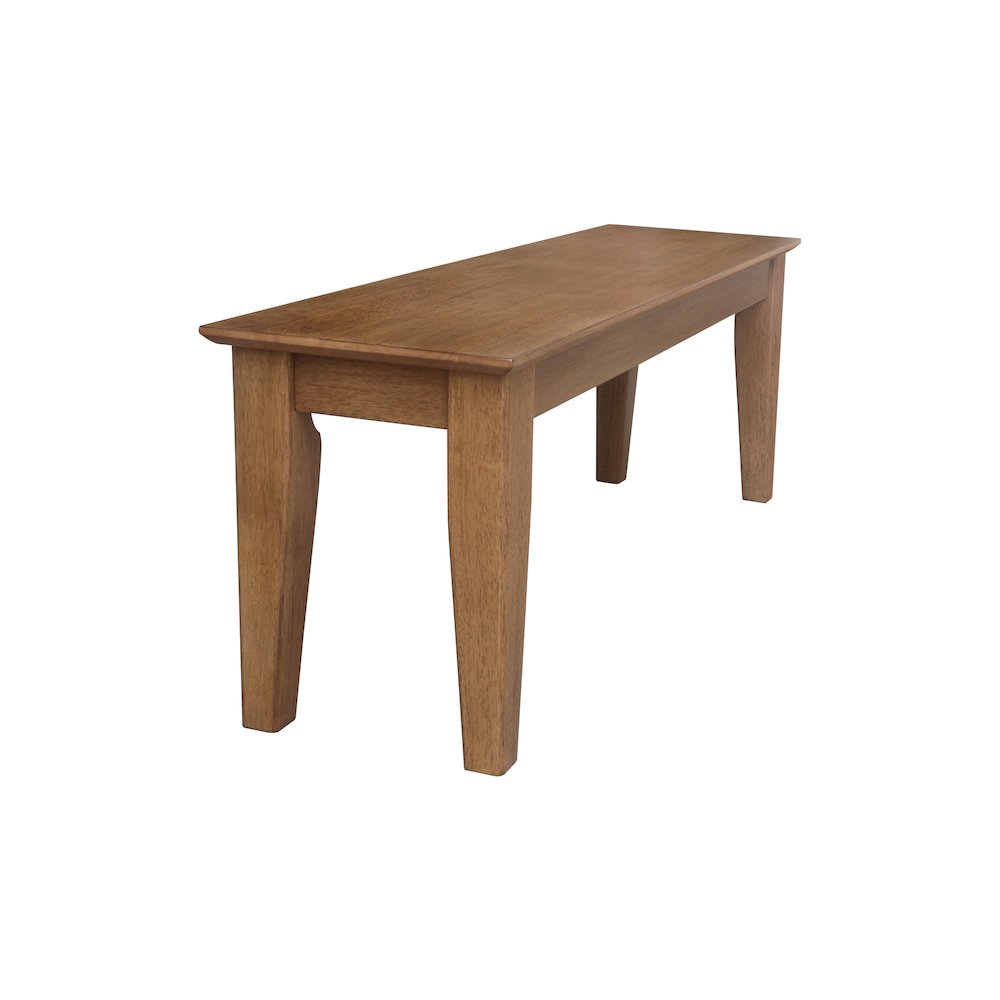 Solid Wood Shaker Style Accent Bench. Picture 3