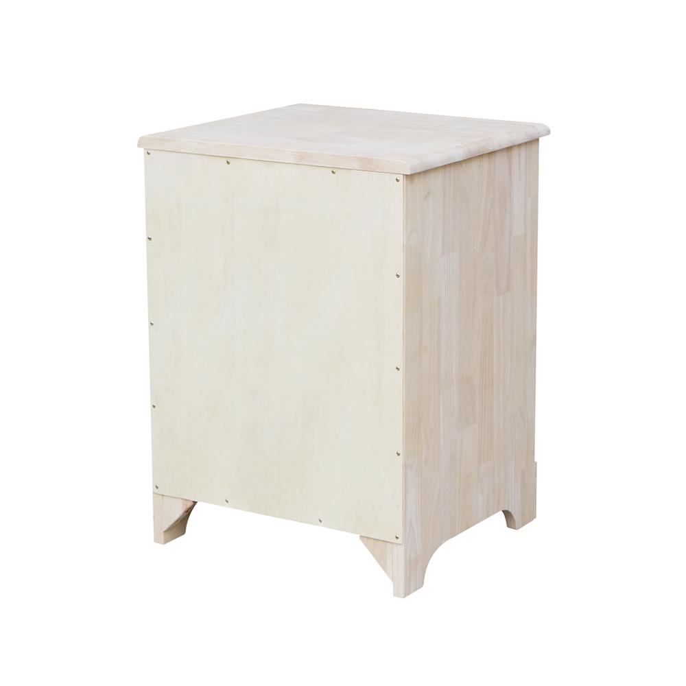 Nightstand , Unfinished. Picture 9