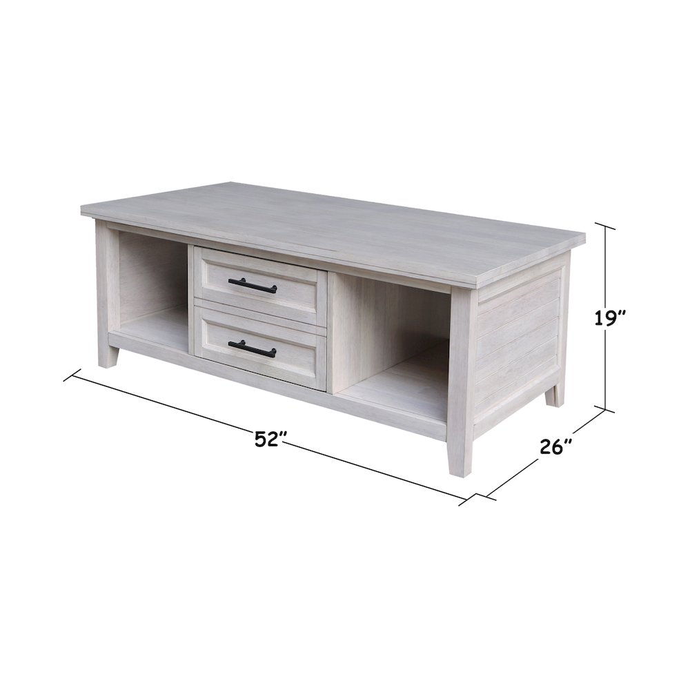 Sanibel Solid Wood Coffee Table. Picture 9