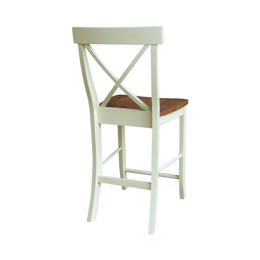 X-Back Counter Height Stool - 24" Seat Height. Picture 5