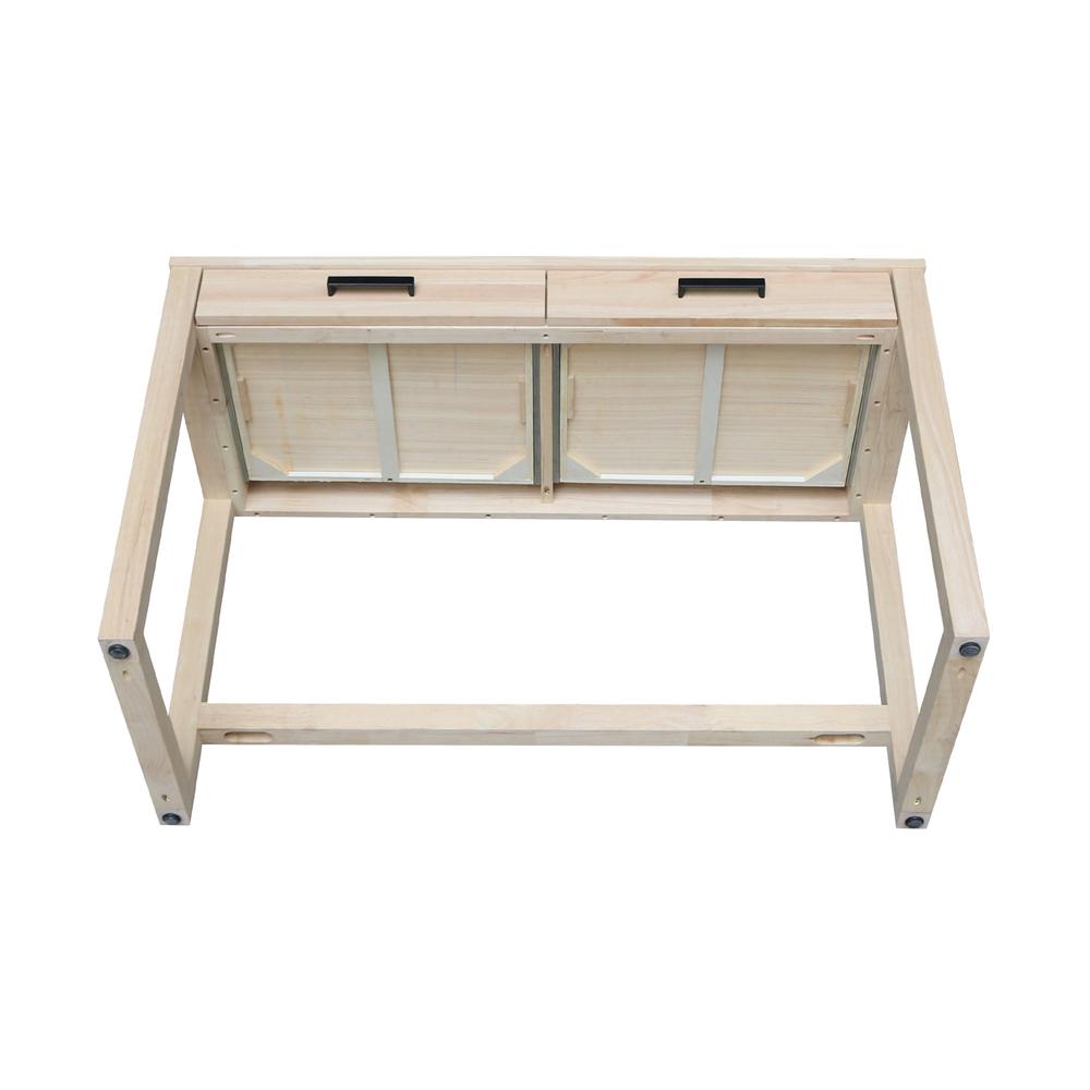 Carson Desk with Two Drawers. Picture 3