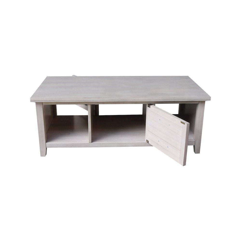 Sanibel Solid Wood Coffee Table. Picture 3