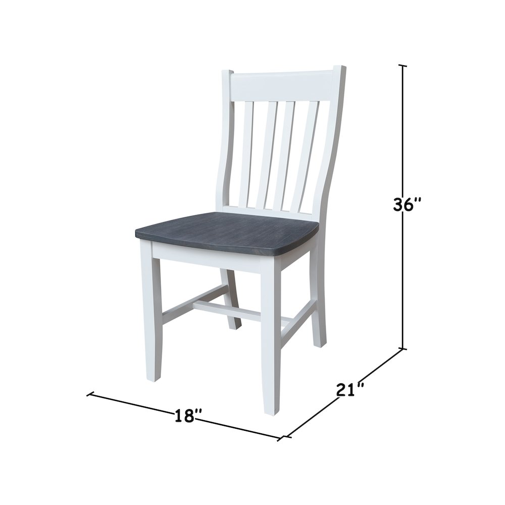Set of Two Cafe Dining Chairs. Picture 11