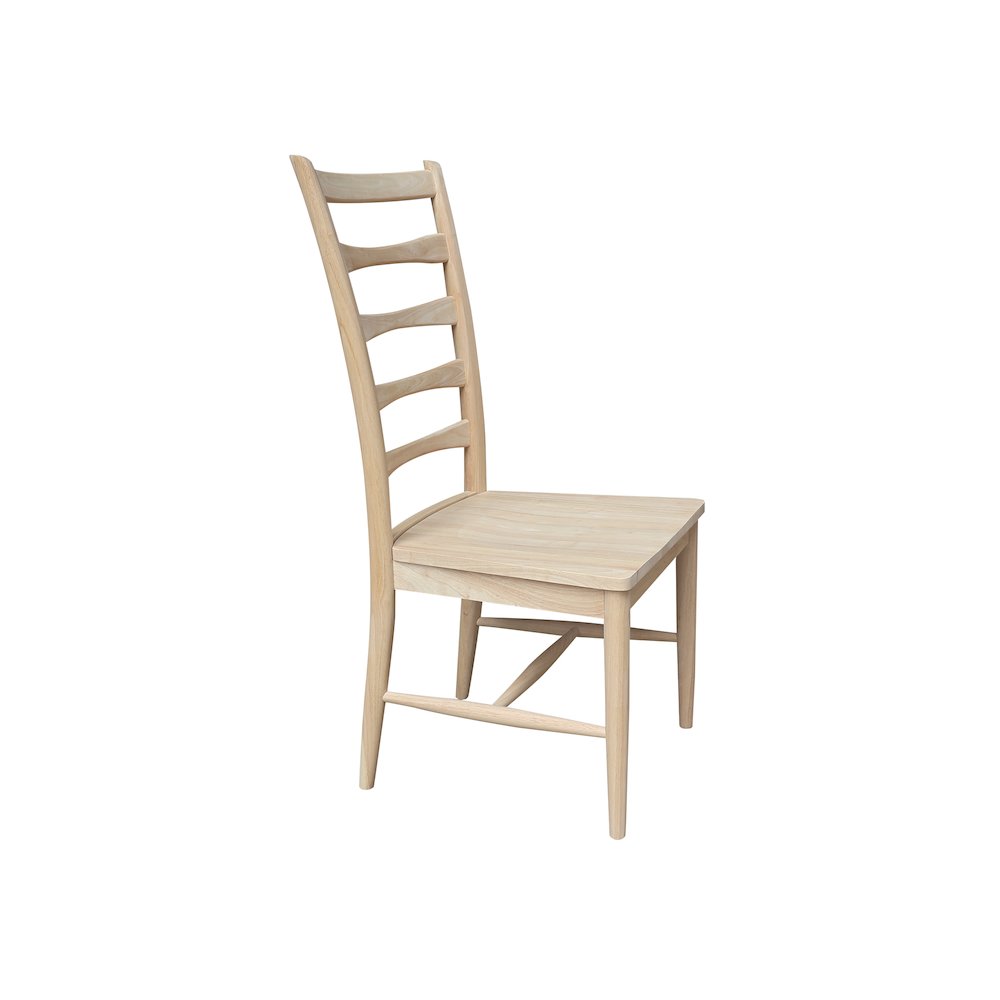 Set of Two Solid Wood Haven Dining Chairs, Unfinished. Picture 7