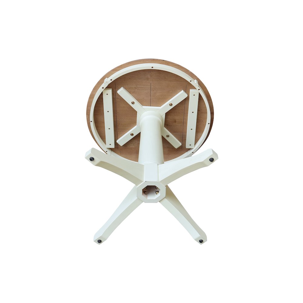 36" Round Top Pedestal Dining Table - 29.9"H. Picture 2