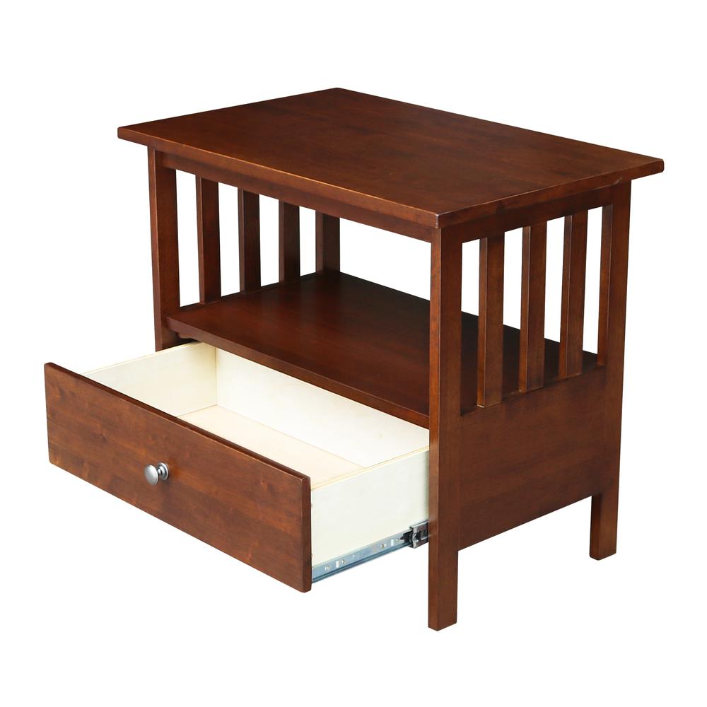 Mission Entertainment / TV Stand - 28", Espresso. Picture 7