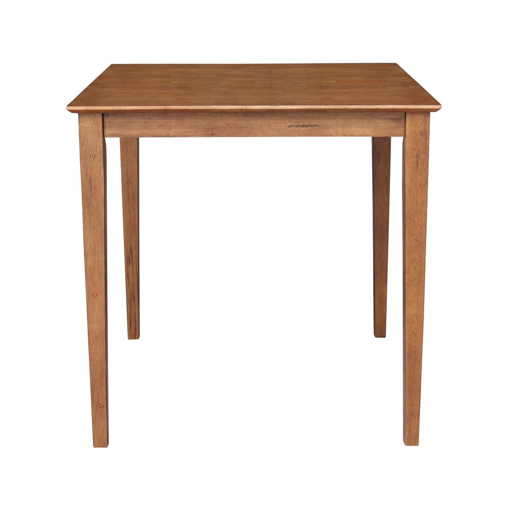 36 x 36 in. Counter Height Dining Table with Shaker Styled Legs. Picture 2