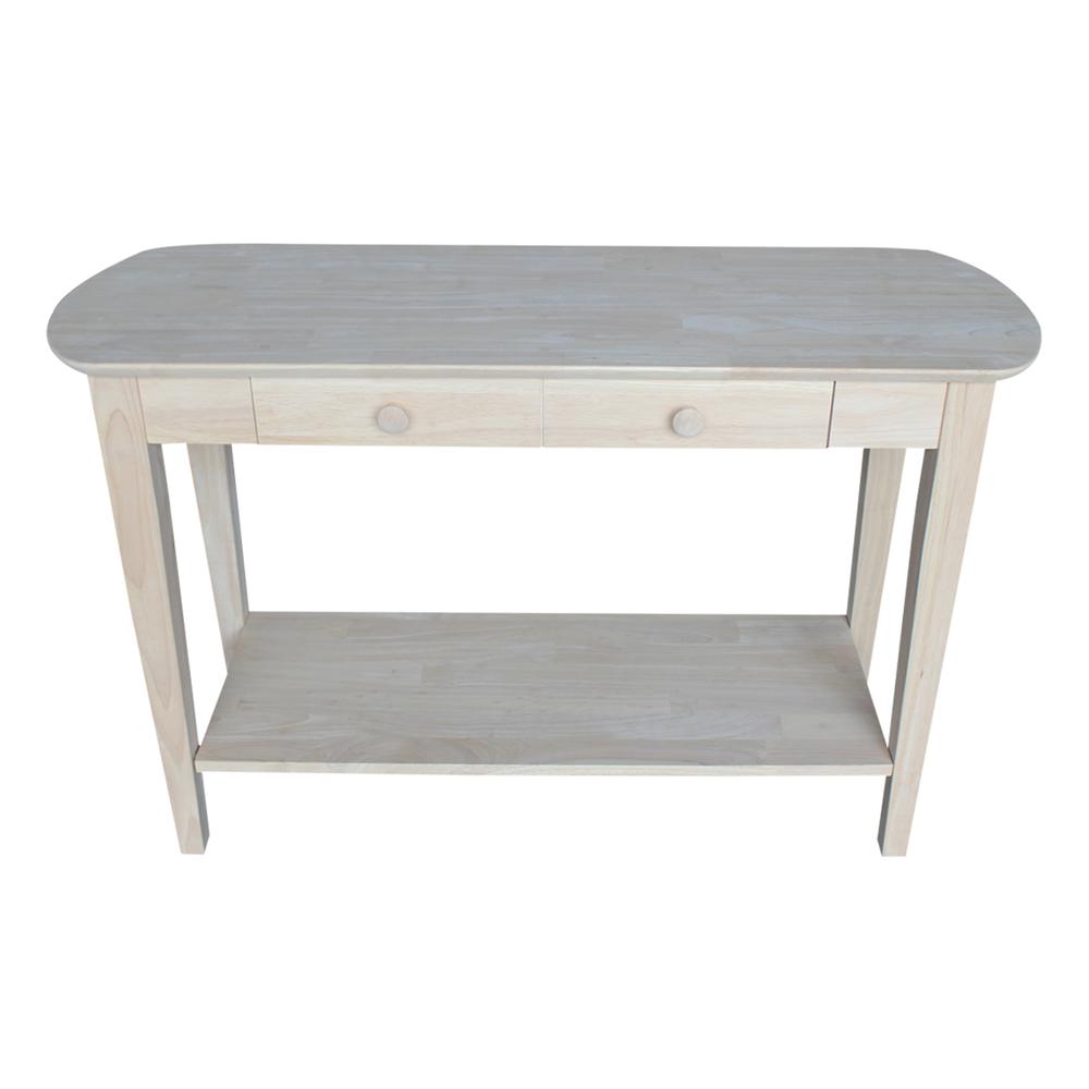 Philips Oval Sofa Table , Unfinished. Picture 2