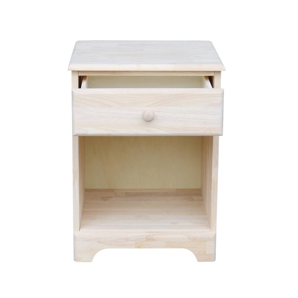 Nightstand , Unfinished. Picture 8