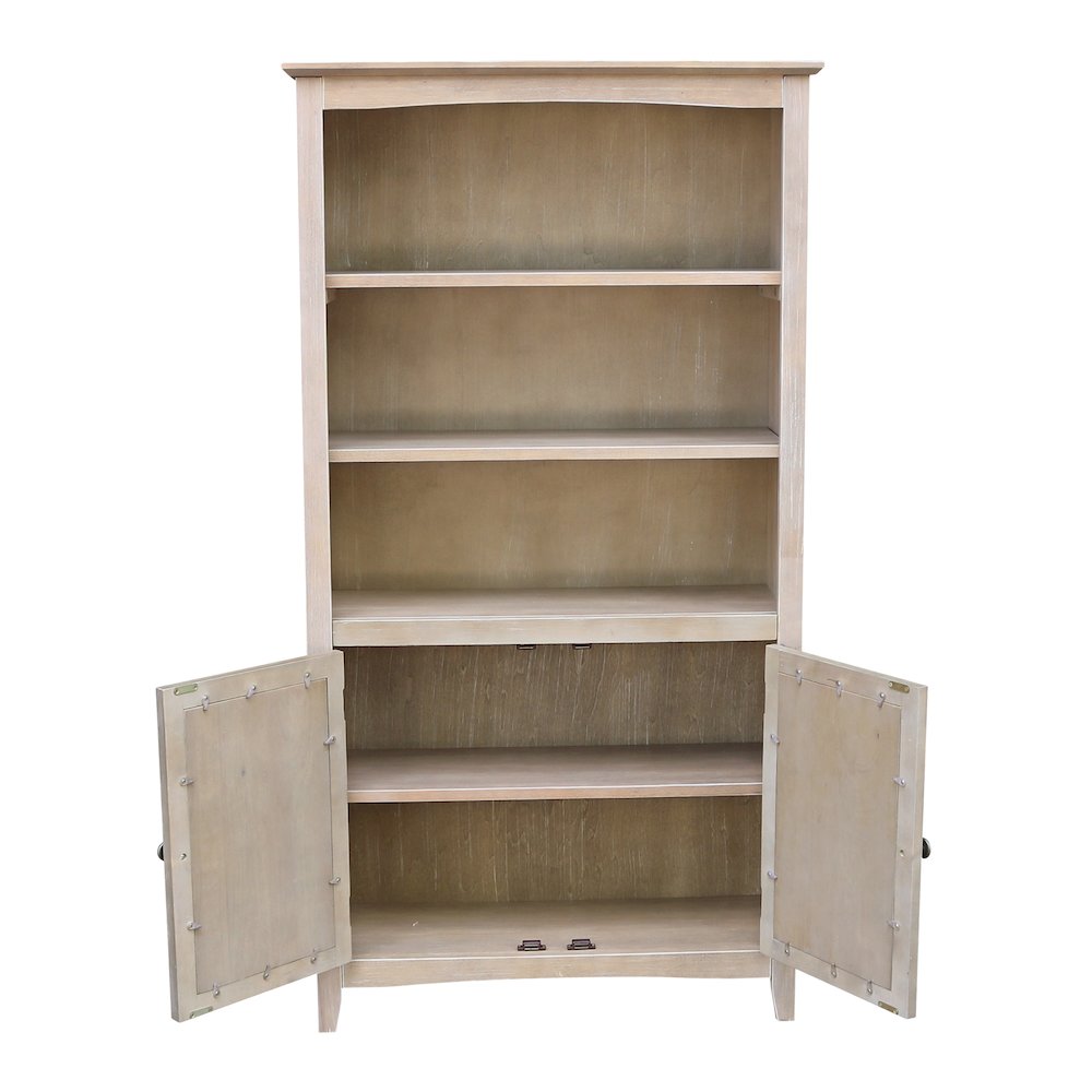 Solid Wood Shaker Bookcase - 60"H. Picture 7