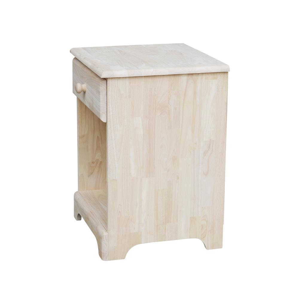 Nightstand , Unfinished. Picture 4