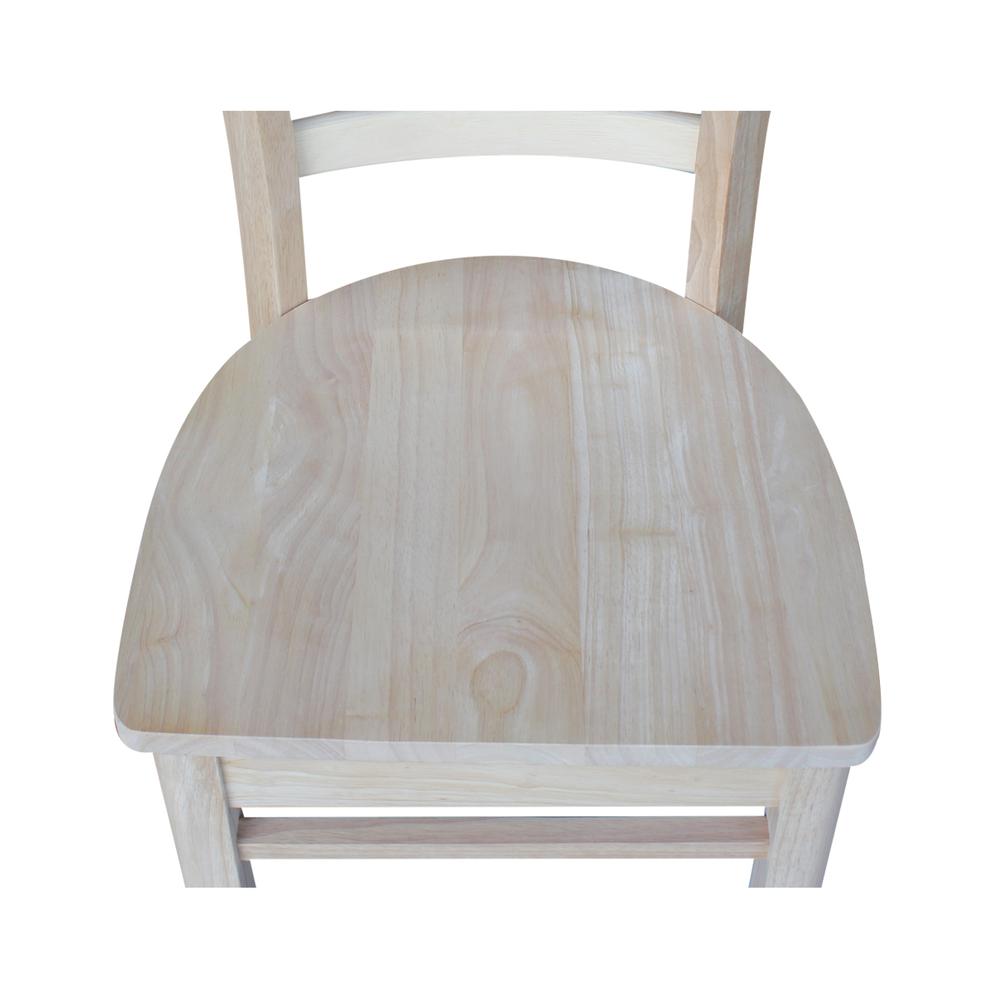 Set of Two Emily Side Chairs, Unfinished. Picture 3