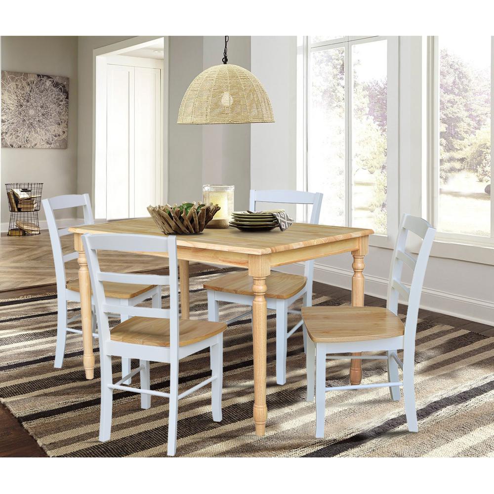 Set of 5 pcs - 3048 Table with 4 RTA Chairs. Picture 2