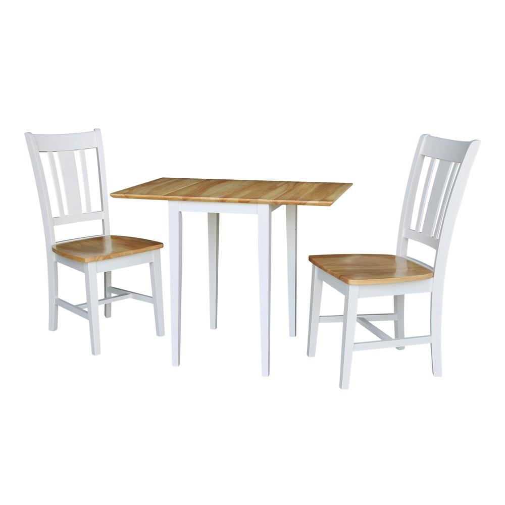 Small Dual Drop Leaf Table with 2 San Remo Chairs. Picture 10