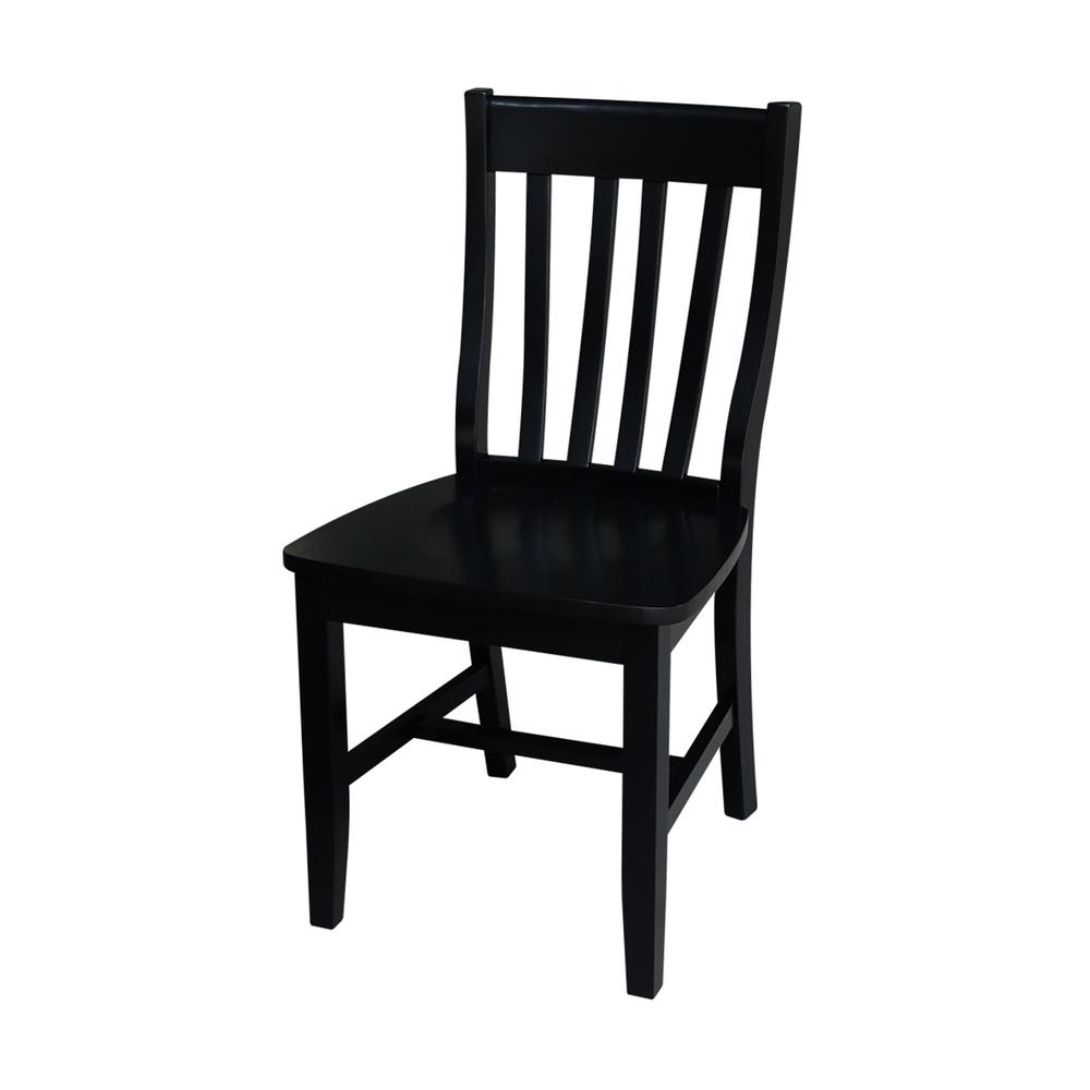 42 in. Dual Drop Leaf Table with 4 Slat Back Dining Chairs - 5 Piece Dining Set. Picture 6