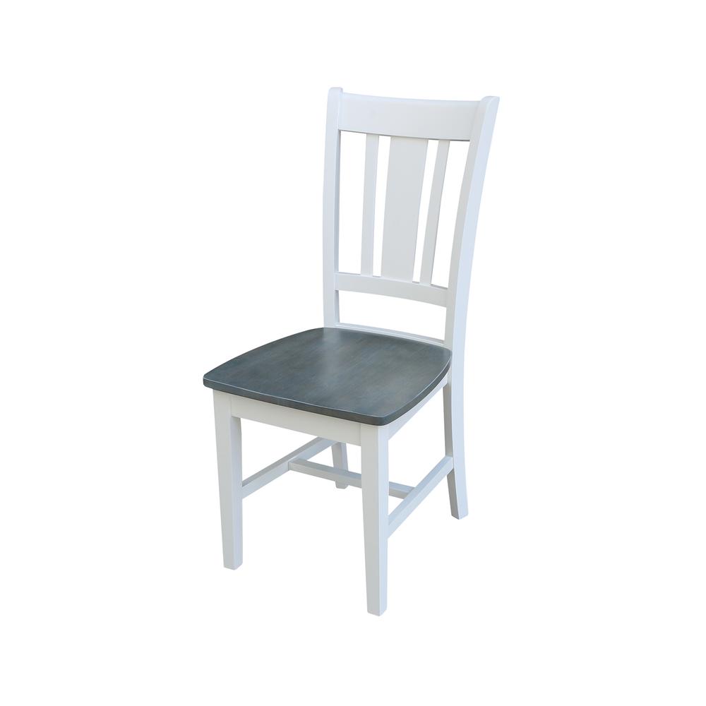 36" Round Top Pedestal Table With 2 San Remo Chairs - Set of 3 Pieces. Picture 3